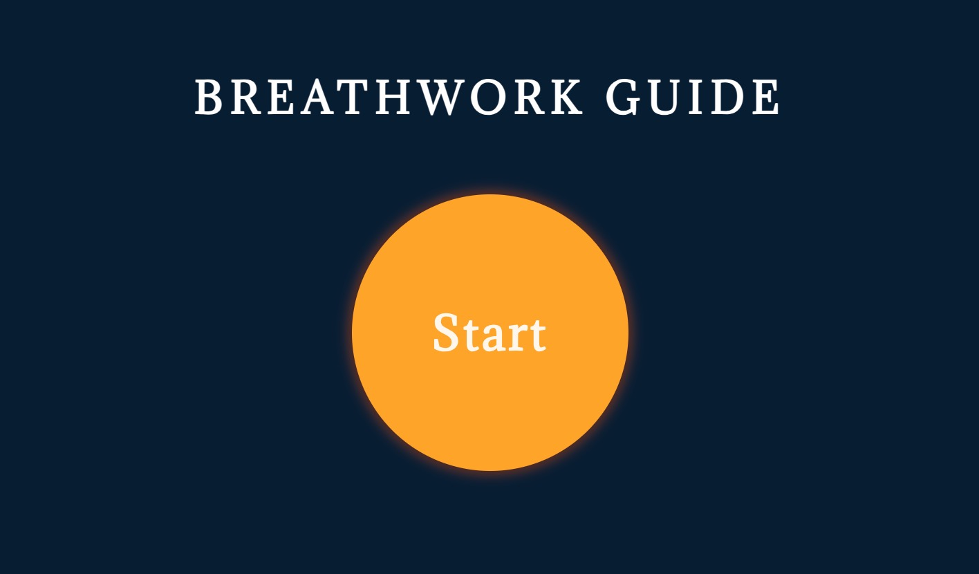 Breathwork Guide web project thumbnail